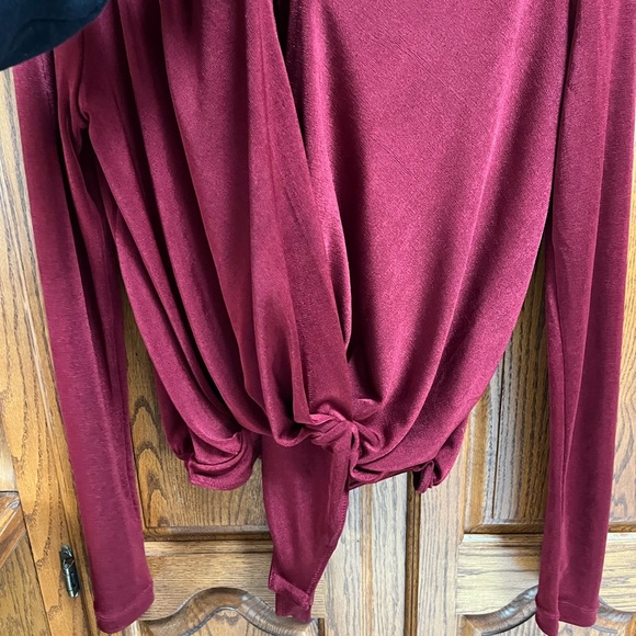 free people Burgundy body suit - Picture 3 of 8